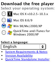 select operating system