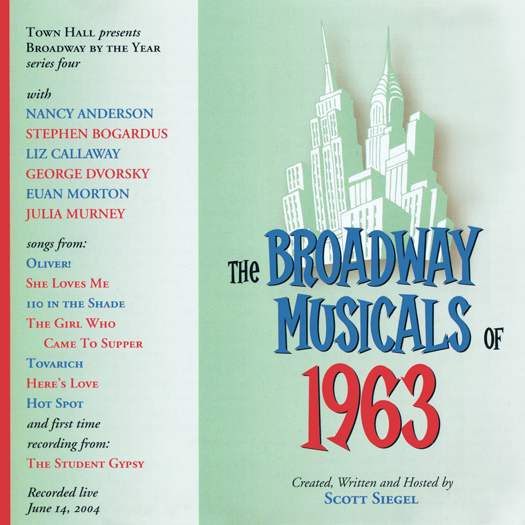 The Broadway Musicals of 1963 album cover