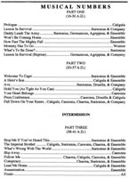 Caligula music numbers