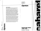 signature sings playbill