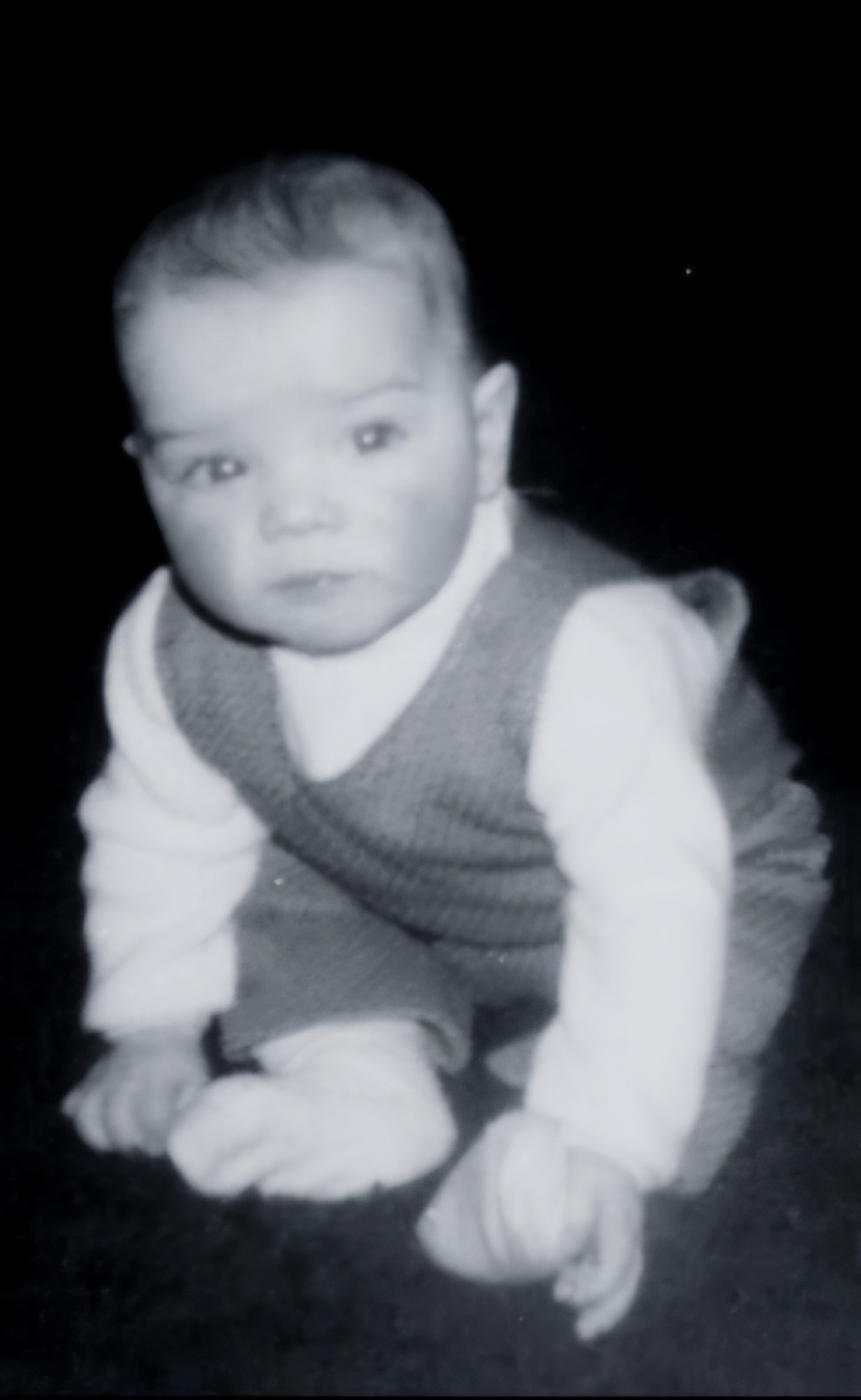 Euan Morton as a baby